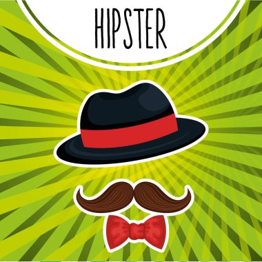 Set aksesuarları stil hipster