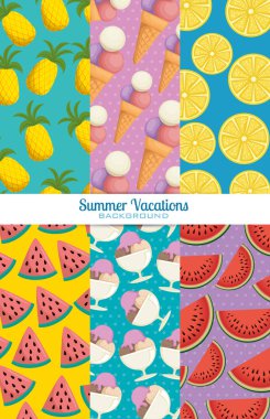 taze meyve desenleri arka planlar ayarla