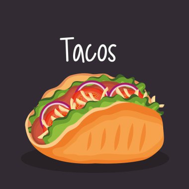 lezzetli tacos Meksika lokanta