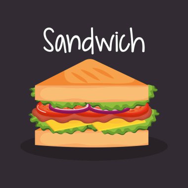 delicious sandwich fast food clipart