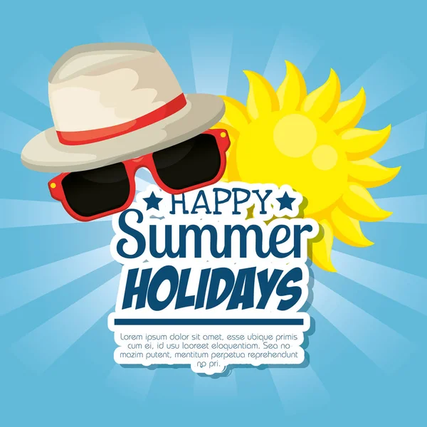 yaz tatili Icons set