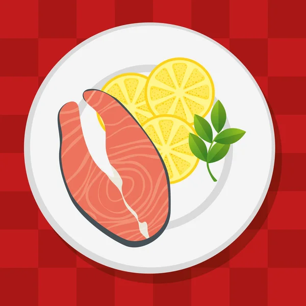 Ícones de menu de alimentos saudáveis —  Vetores de Stock