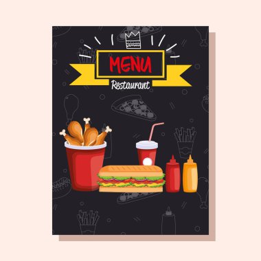 lezzetli lokanta restoran menü kartı