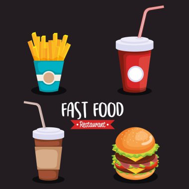 lezzetli lokanta simgeler