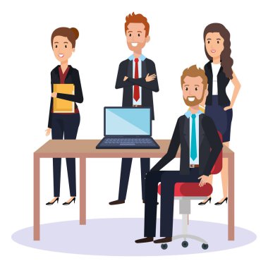 iş adamları ile kaynakları insan office şirket sahne