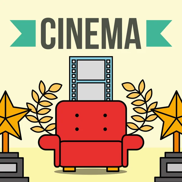 Ταινία ταινία κινηματογράφου — Διανυσματικό Αρχείο