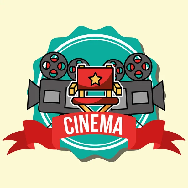 Cinema cinema cinematografico — Vettoriale Stock