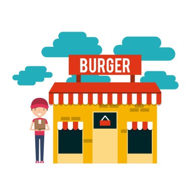 burger Restoran menü oluşturma