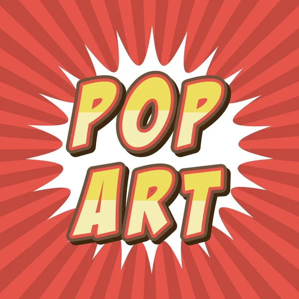Στυλ comic pop art — Διανυσματικό Αρχείο
