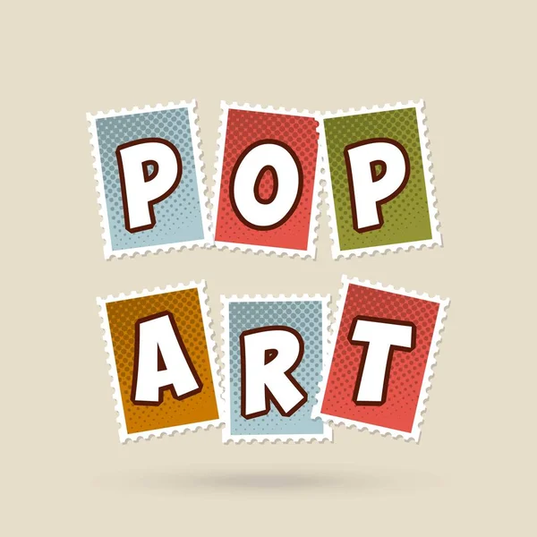 Estilo de arte pop cómico — Archivo Imágenes Vectoriales