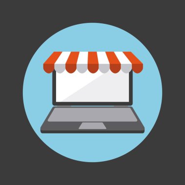 dizüstü bilgisayar teknolojisi simgesi