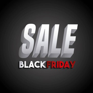 Kara Cuma indirim posteri