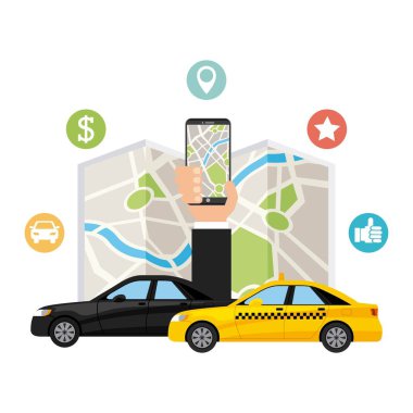 taşıma hizmeti app teknoloji simgesi