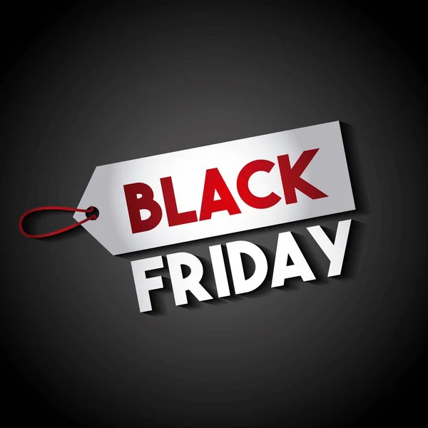 Black friday sale poster — Stock Vector