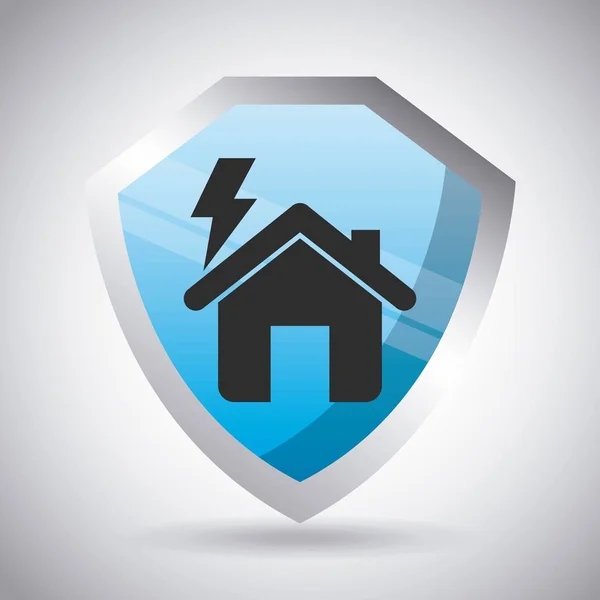 House insurance concept icon — Stock Vector