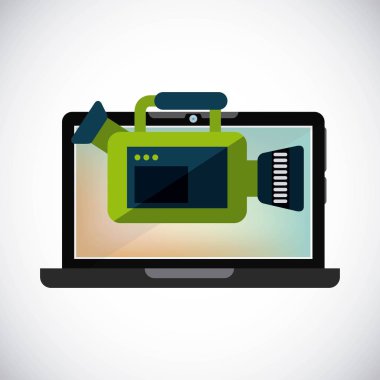 dizüstü bilgisayar teknolojisi simgesi