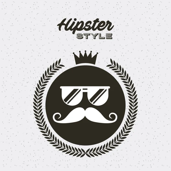 Retro estilo hipster elemento icono — Archivo Imágenes Vectoriales