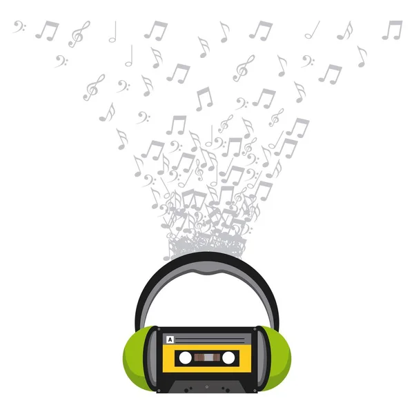 Muziek entertainment lijn pictogram — Stockvector