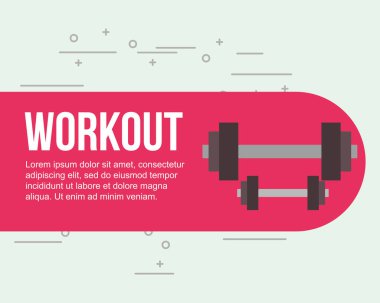 Ağırlık dambıl fitness jimnastik salonu iş