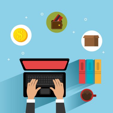 dizüstü bilgisayar çalışma eller