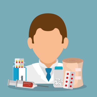 Doktor tıbbi ekipman