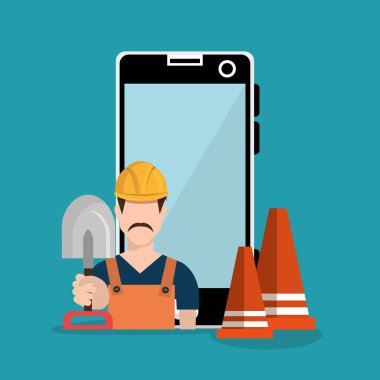 alt yapım aşamasında ile smartphone