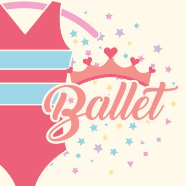 güzel bale giysileri pembe taç