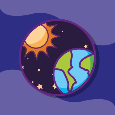 yer galaksiye kozmik kartı