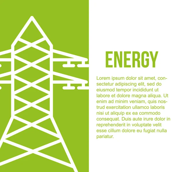 Alternativa de energía verde — Archivo Imágenes Vectoriales