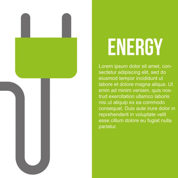 Green energy alternative — Stock Vector