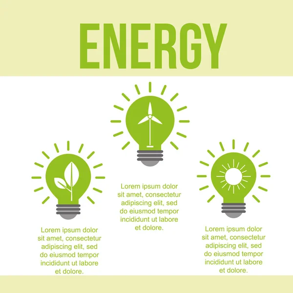 Alternativa de energía verde — Archivo Imágenes Vectoriales