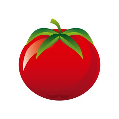 Beyaz arka plan vektör çizim üzerinde organik ürün