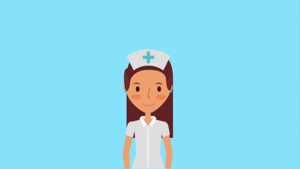 Servicio médico de personas — Vídeo de stock