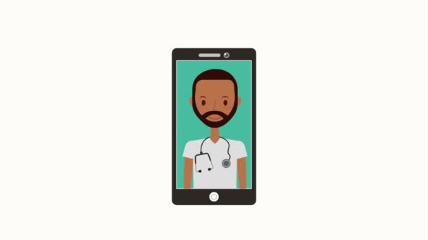 Persone servizio medico — Video Stock