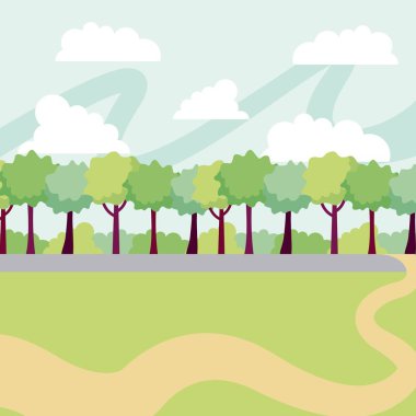 insanlar Parkı ve şehir