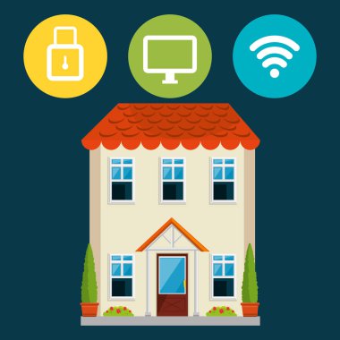 Küme Hizmetleri simgeleri ile akıllı ev