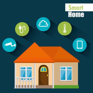 Küme Hizmetleri simgeleri ile akıllı ev
