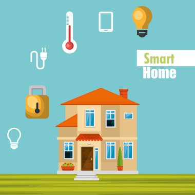 Küme Hizmetleri simgeleri ile akıllı ev