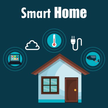 Küme Hizmetleri simgeleri ile akıllı ev