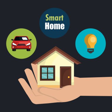 Küme Hizmetleri simgeleri ile akıllı ev