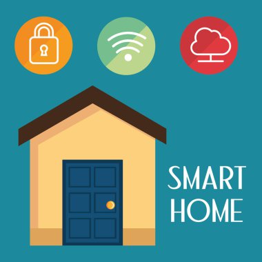 Küme Hizmetleri simgeleri ile akıllı ev