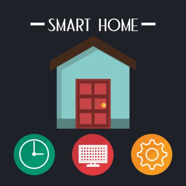 Küme Hizmetleri simgeleri ile akıllı ev