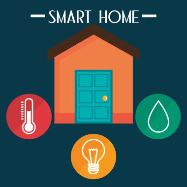 Küme Hizmetleri simgeleri ile akıllı ev