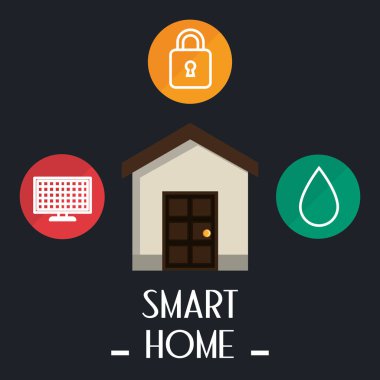 Küme Hizmetleri simgeleri ile akıllı ev