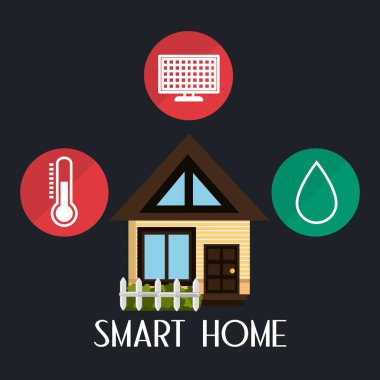 Küme Hizmetleri simgeleri ile akıllı ev