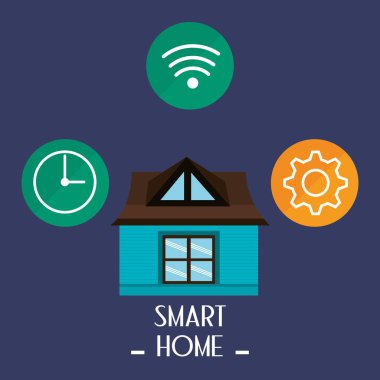 Küme Hizmetleri simgeleri ile akıllı ev