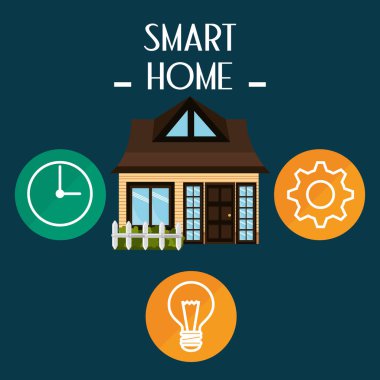 Küme Hizmetleri simgeleri ile akıllı ev