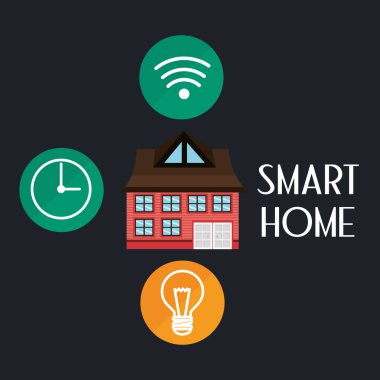 Küme Hizmetleri simgeleri ile akıllı ev