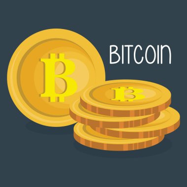 yığın bitcoins ticaret simgeler