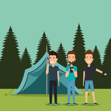 Çocuklar akıllı kamp bölgesi